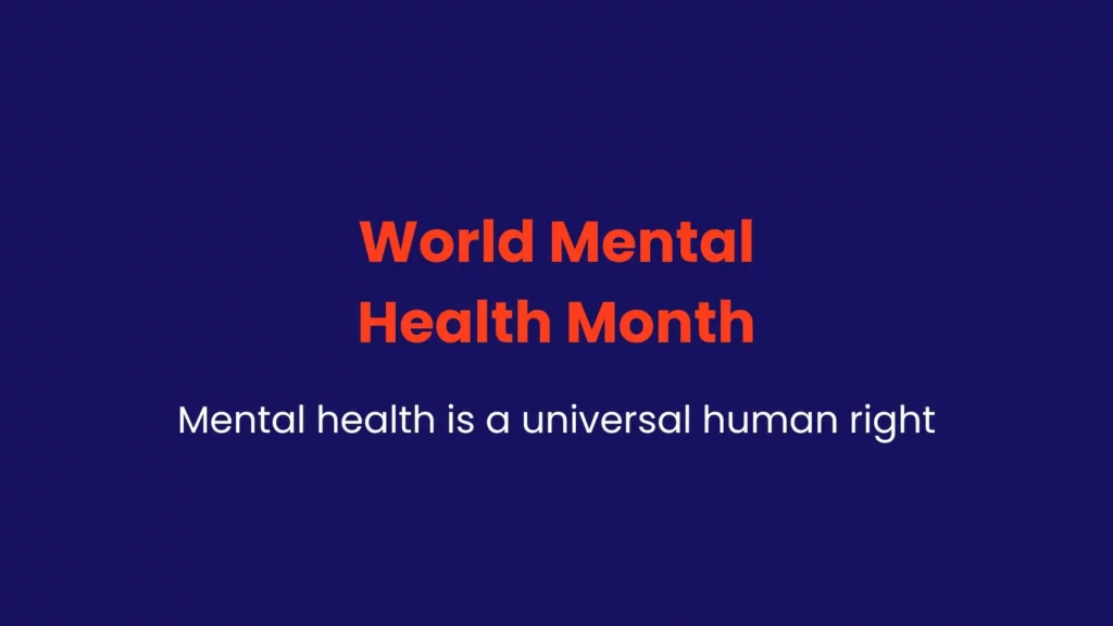 World Mental Health Month