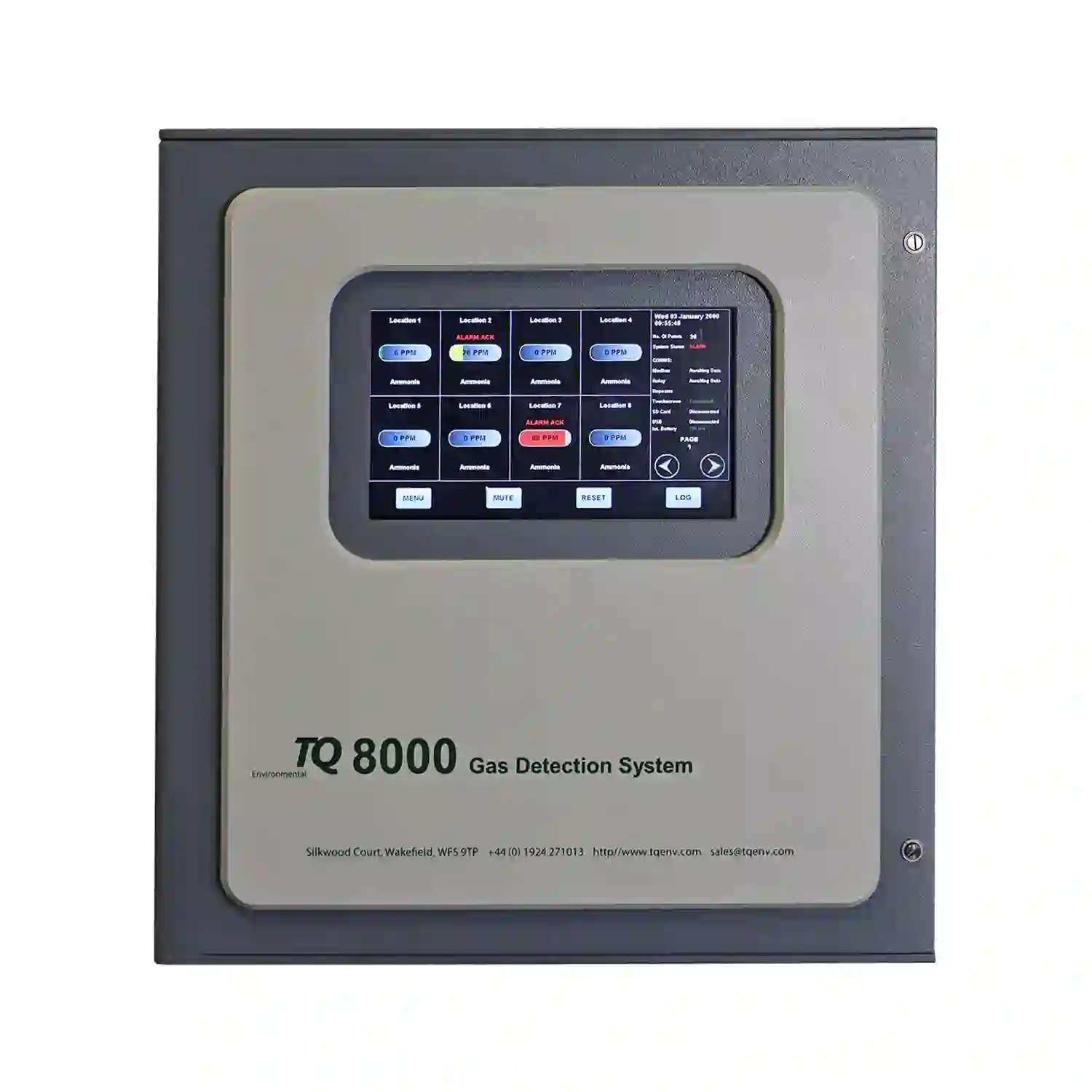 TQ8000 Fixed Gas Detection Control Panel