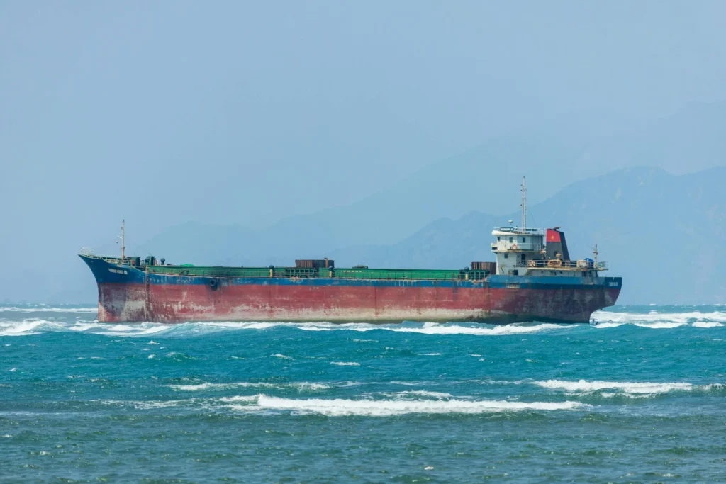 vessel at sea