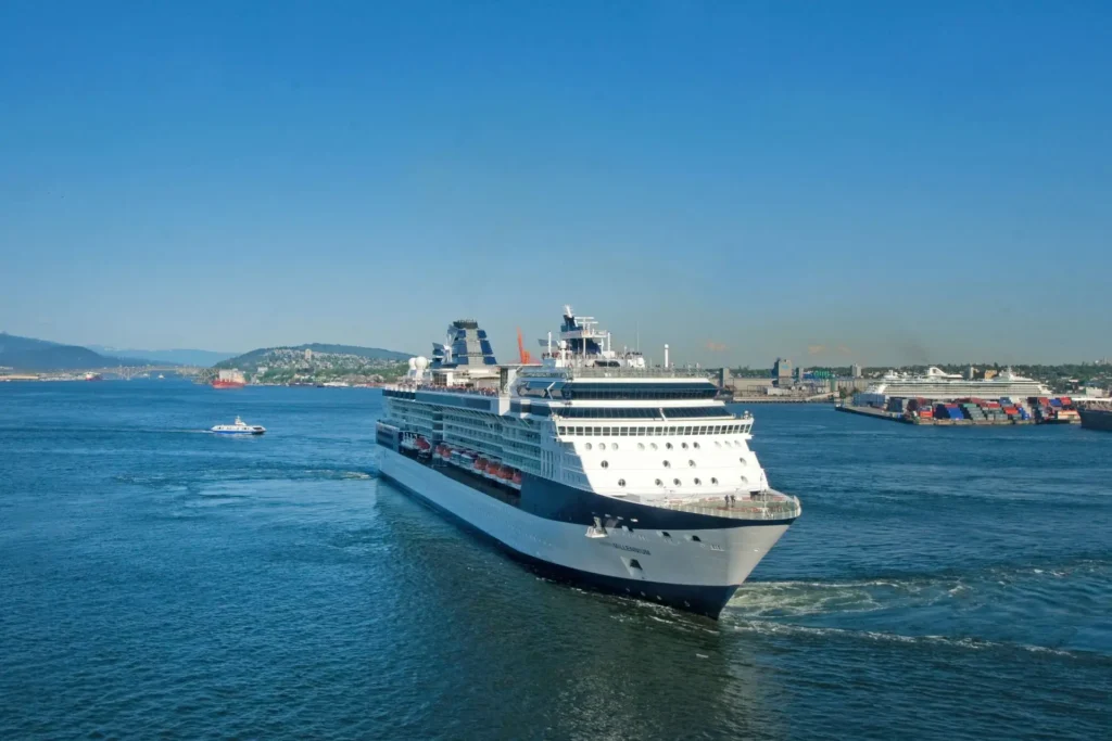 passenger vessel at sea
